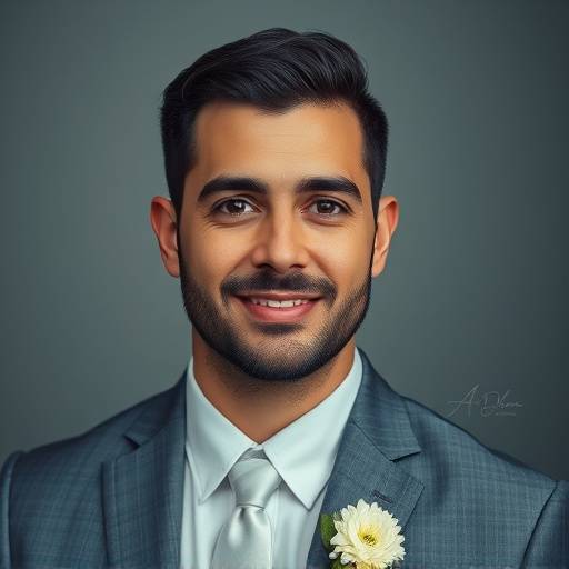 Retrato de Rafael Souza, fotógrafo especialista em casamentos no Estüdio Luz e Alma.